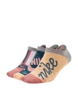 Image of Nike Everyday Lightweight Socks (3 Pack) - Multi, Size S, Women