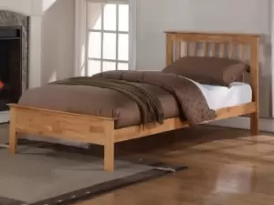 Image of Flintshire Pentre 3ft Single Oak Wooden Bed Frame