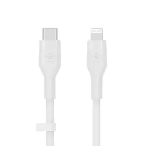 Image of Belkin CAA009BT1MWH USB cable 1m USB C USB C/Lightning White