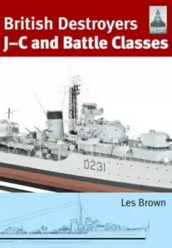 Image of British destroyers J-C and Battle classes by Les Brown