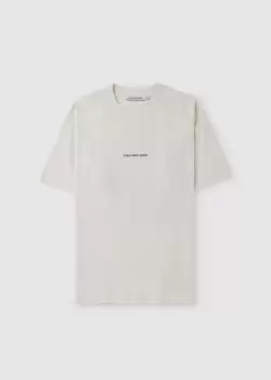 Image of Calvin Klein Womens Back Lightbox T Shirt In Ivory