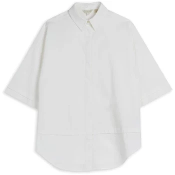 Ted Baker Orlanda Oversized Shirt - WHITE