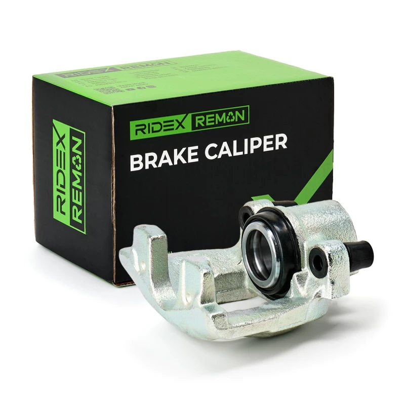Image of RIDEX REMAN 78B0965R Brake caliper Front Axle, with guide bolts, with holding frame Brake Caliper (78)