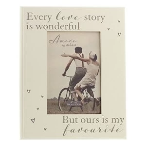 Image of 4" x 6" - Amore By Juliana Every Love Story Photo Frame