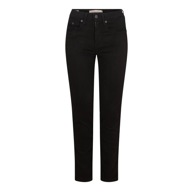 Image of Levis Womens High Rise Night I Jeans Night Is Black female 25 L30