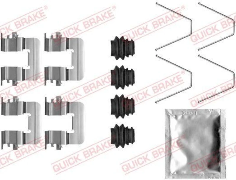 Image of QUICK BRAKE Brake pad fitting kit QUICK BRAKE 109-0046
