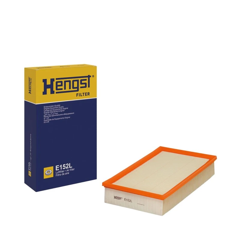 Image of HENGST FILTER E152L Air filter Filter Insert Air Filter (8)