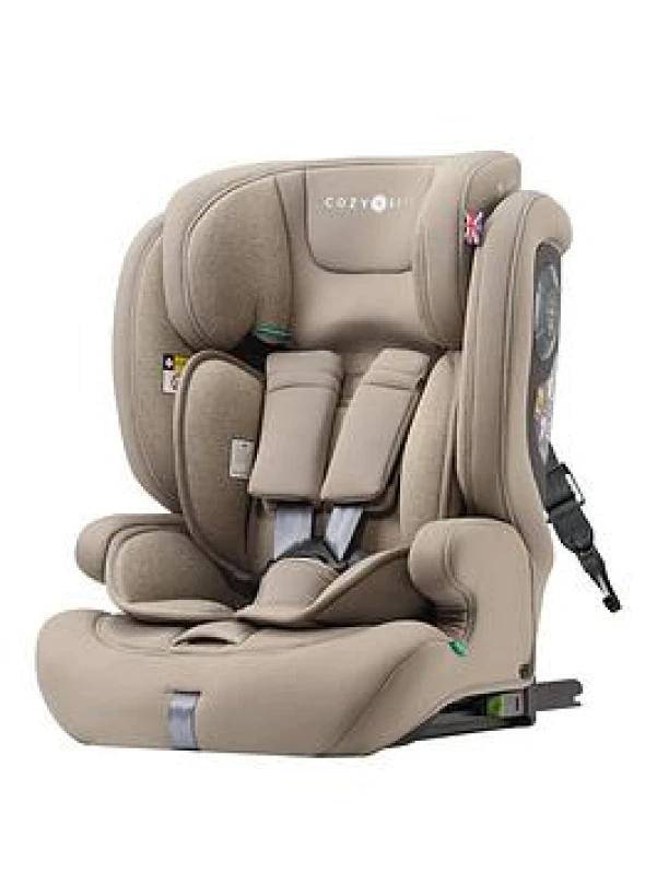 Image of Cozy N Safe Hudson 76-150cm Child Car Seat - Ecru, Cream EST238-2
