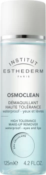 image of Institut Esthederm Osmoclean High Tolerance Eye Make Up Remover - Eyes and Lips 125ml