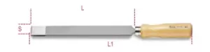 Image of Beta Tools 1717C Flat Scraper (Varnished) L: 150mm L1: 270mm 017170215