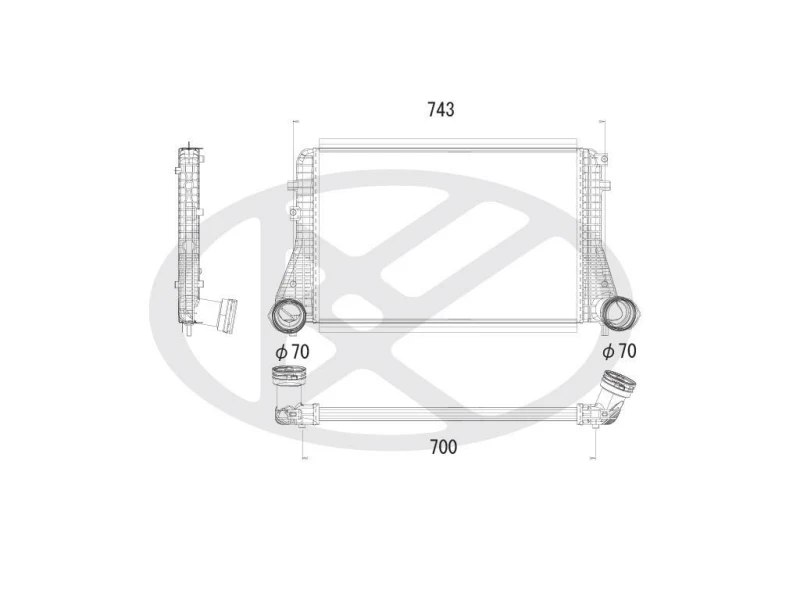 Image of KOYORAD Intercooler KOYORAD IA450173