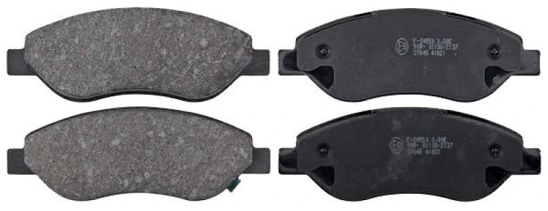 Image of A.B.S. 37645 Brake pad set with acoustic wear warning Brake Pad Set,disc brake (402)