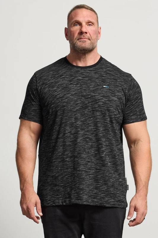Image of BadRhino BadRhino Men Injected Slub T-Shirt in Black Size: 3X-Large Black XXXL Male 5063110911524