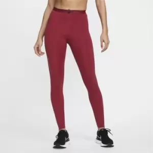 Image of Nike Run Tights Womens - Red