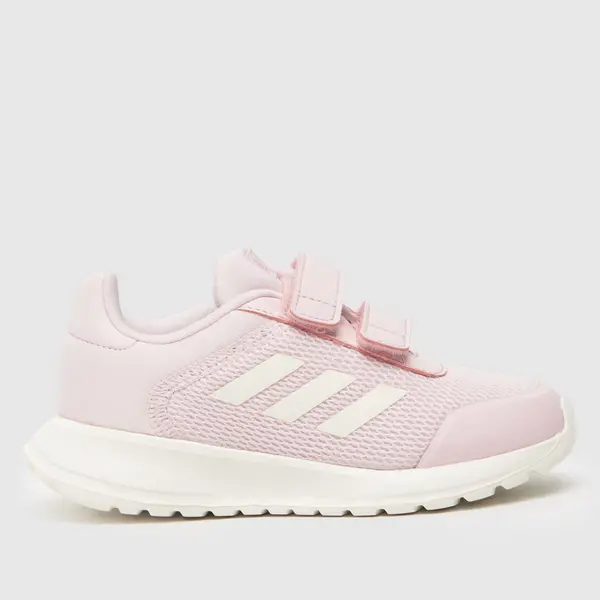 Image of adidas pale pink tensaur run 2.0 Girls Toddler trainers Pale Pink UK 5 (EU 21)