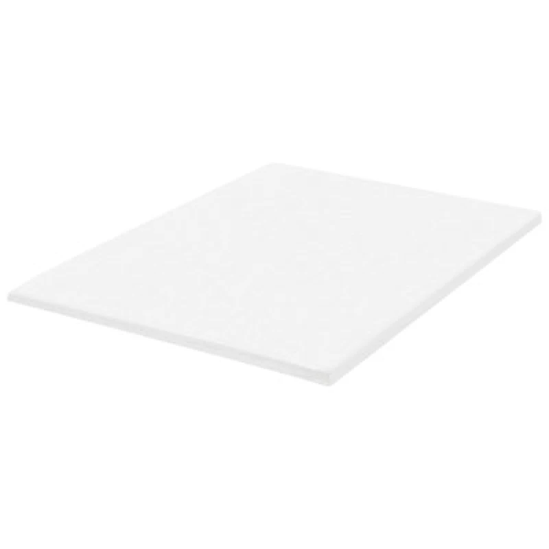 Image of Beliani Pu Foam Mattress Topper Restful 140 X 200 Cm (Eu Double)