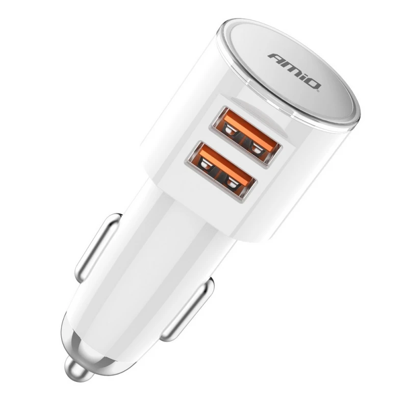 Image of AMiO 03888 Car mobile phone charger Number of inlets/outlets: 2 Car mobile phone charger (100026)
