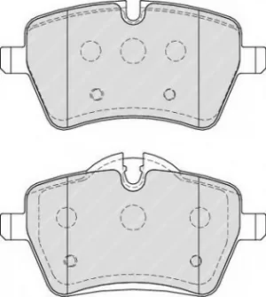 image of Ferodo FDB4080 Brake Pad Set Front Axle Premier Car