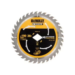 image of DEWALT Extreme Runtime FlexVolt Circular Saw Blade 190mm x Diamond x 36T