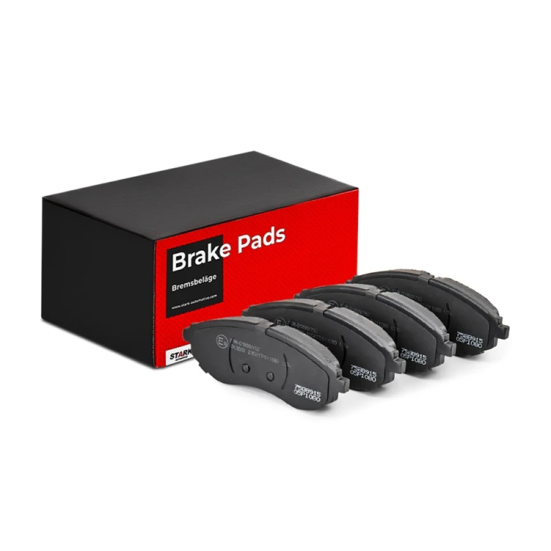 Image of STARK SKBP-0010229 Brake pad set Front Axle, excl. wear warning contact Brake Pad Set,disc brake (402)