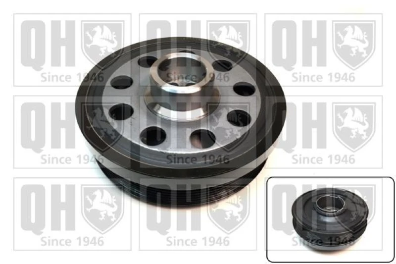 Image of QUINTON HAZELL Crankshaft pulley QUINTON HAZELL QCD183