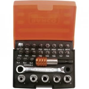 Image of Bahco Bit set 26 Piece 2058/S26-2