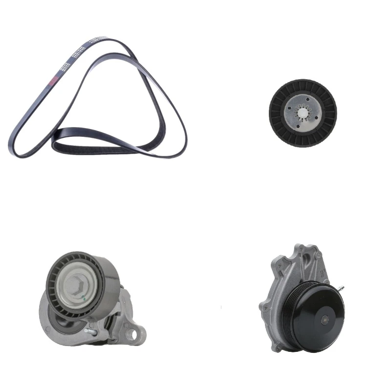 Image of RIDEX 4172P0121 Water Pump + V-Ribbed Belt Kit Water Pump + V-Ribbed Belt Kit (4172)
