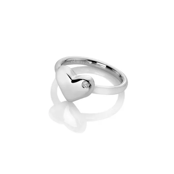 Image of Hot Diamonds Sterling Silver Desire Ring DR274/P Size: Size P