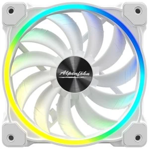 Image of Alpenfohn Wing Boost 3 White 120mm Addressable RGB High Speed PWM Fan