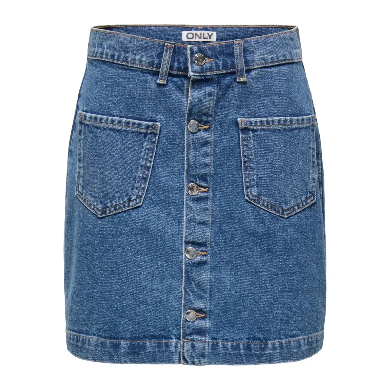 Image of Only Denim skirt For Her Only Amazing Hw Tai Bleu Female M