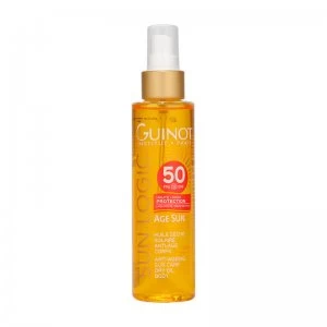 image of Guinot Age Sun Anti Ageing Sun Dry Body Oil SPF50 150ml