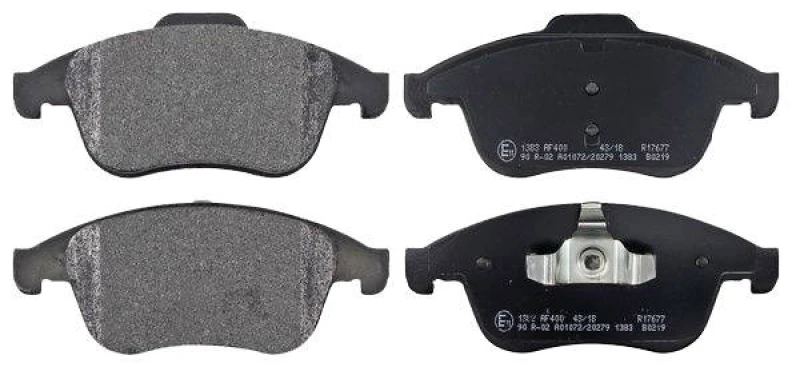 Image of A.B.S. 37749 Brake pad set without integrated wear sensor Brake Pad Set,disc brake (402)