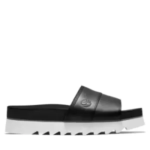 Image of Timberland Santa Monica Sunrise Slide Sandal For Her In Black Black, Size 4.5