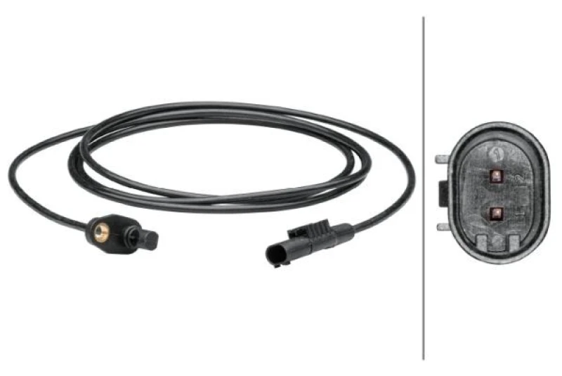 Image of HELLA ABS sensor HELLA 6PU 012 679-401