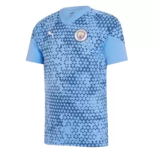 2023-2024 Man City Training Jersey (Light Blue) - Kids