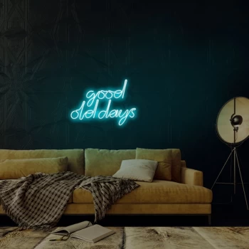Image of Good Old Days - Blue Blue Wall Lamp