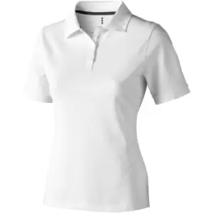 image of Elevate Calgary Short Sleeve Ladies Polo (M) (White)