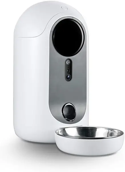 Image of electriQ Smart Pet Feeder with 1080p HD camera & 2 way audio
