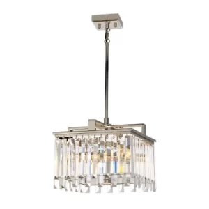 Image of Aries 4 Light Small Pendant Chandelier