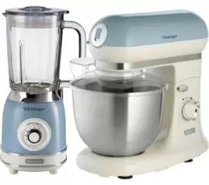 image of ARIETE Vintage ARPK38 Blender & Stand Mixer - BlueCream