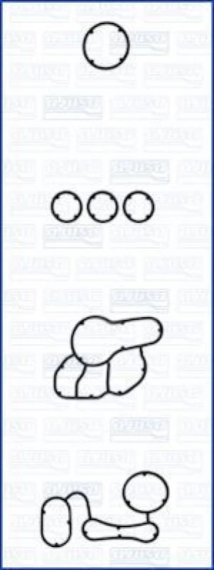 Image of AJUSA Gasket Set, oil cooler AJUSA 77000800