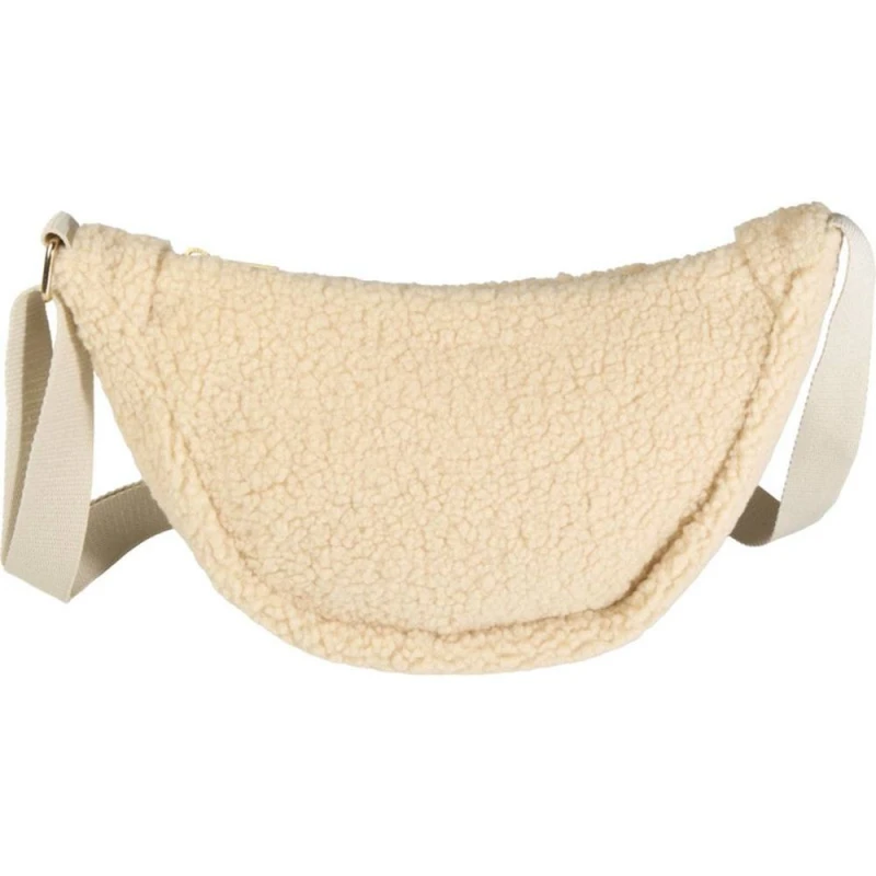 Image of Floso Mens Bear Sherpa 3L Crossbody Bag in Natural Natural Male One Size