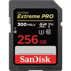 Image of SanDisk Extreme PRO 256GB SDXC UHS-II Class 10