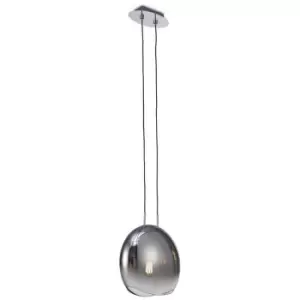 Image of Pendant lamp Lens Chrome polished 1 bulb 31cm