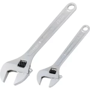 Image of Adjustable Spanner Set, Chrome Vanadium Steel, Set of 2