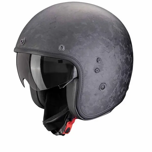 Image of Scorpion Belfast Carbon Evo Onyx Matt Black Jet Helmet Size XL