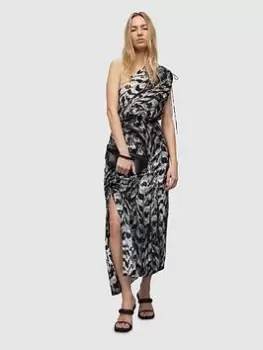 Image of Allsaints Laura Ines Dress - White Mono
