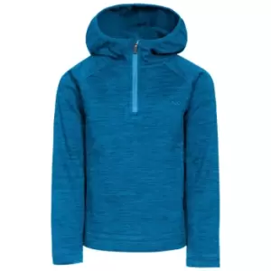 Image of Trespass Childrens/Kids Gladdner Fleece Top (11-12 Years) (Cosmic Blue)