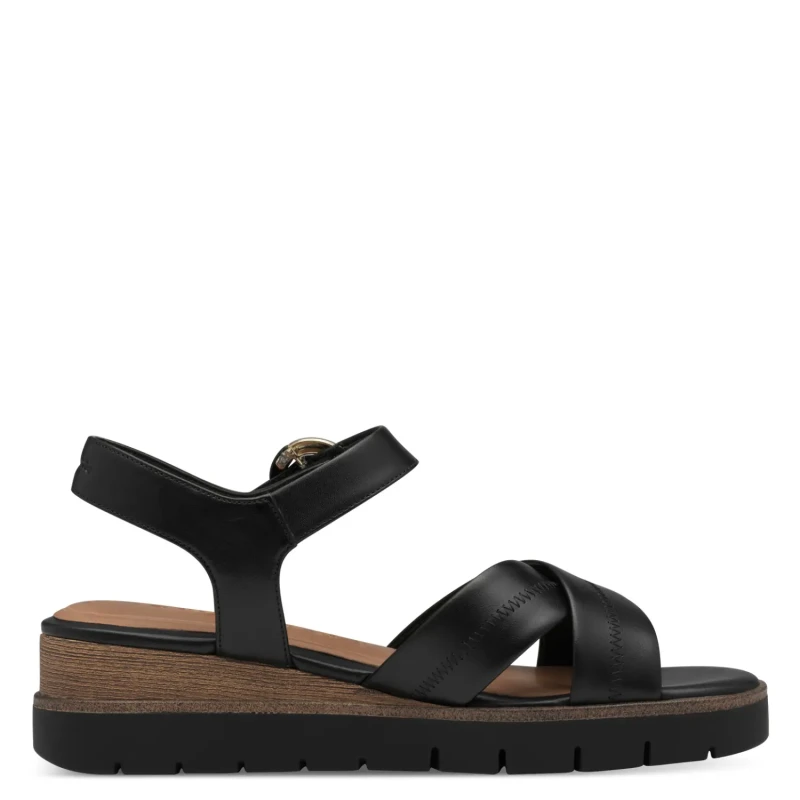 Image of tamaris Womens wedge sandals Tamaris 1-28202-42 Noir Female 36