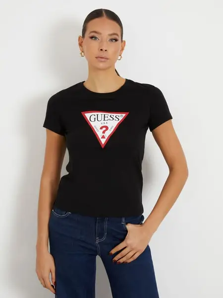 Guess Triangle Logo T-Shirt 14795047 Black